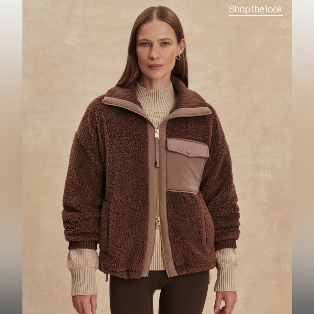 NWT Varley Lowell Sherpa Jacket